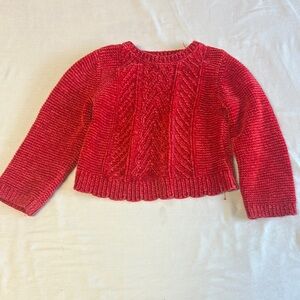 Tommy Bahama - Red Cable Knit chenille Sweater